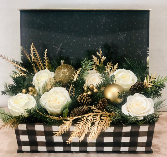 christmas flower box