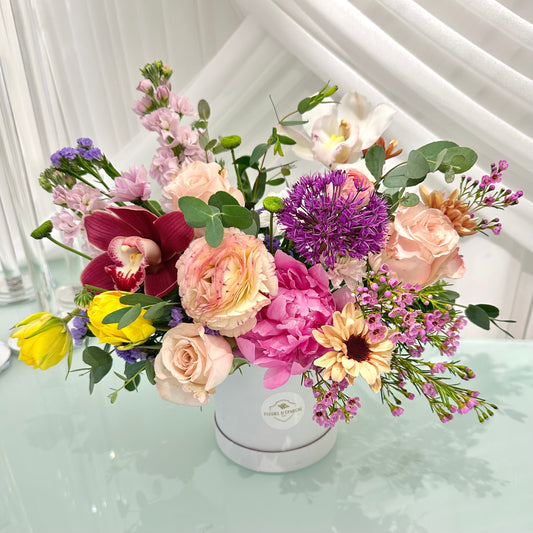 Premium Floral Box - Fresh Flowers