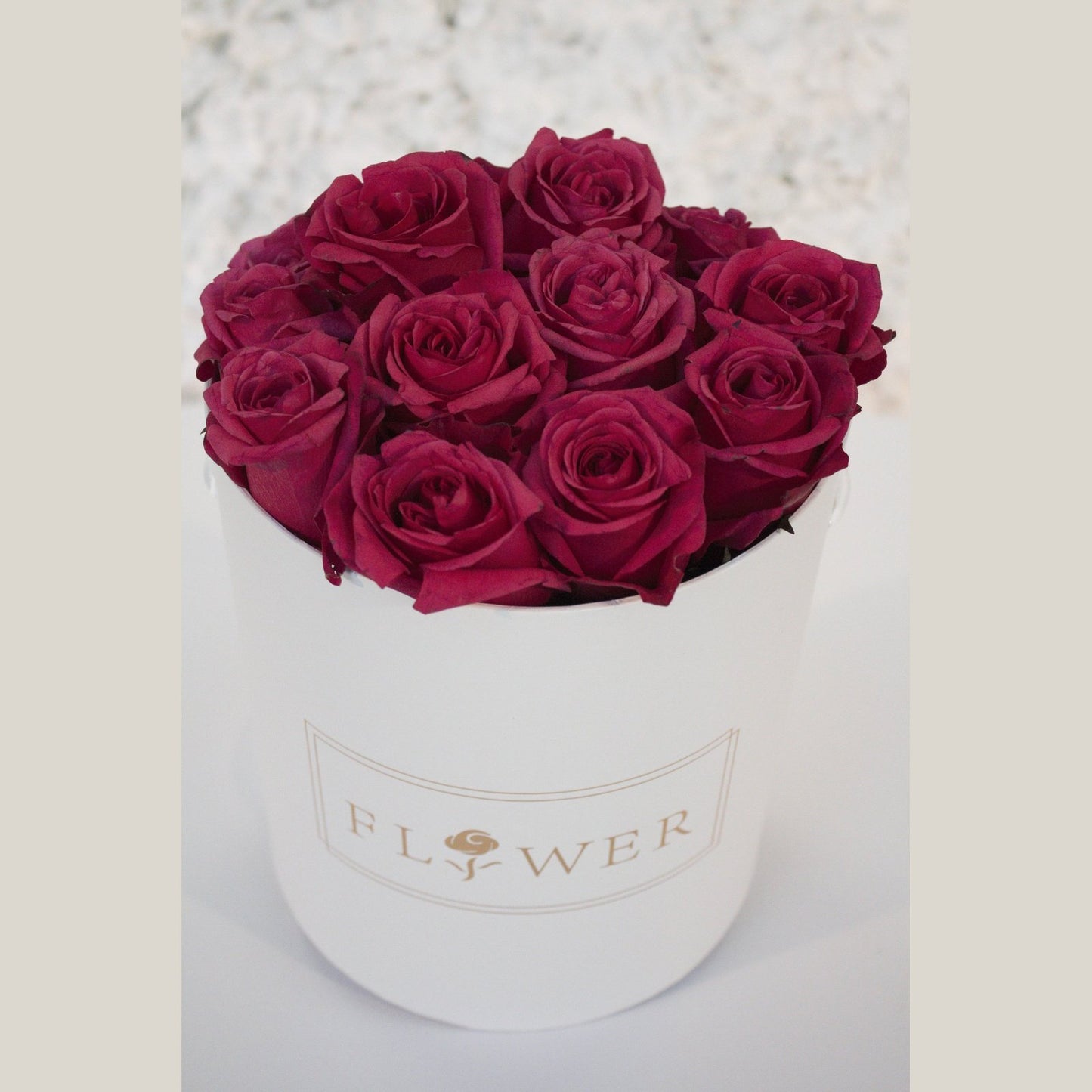 hot pink rose box