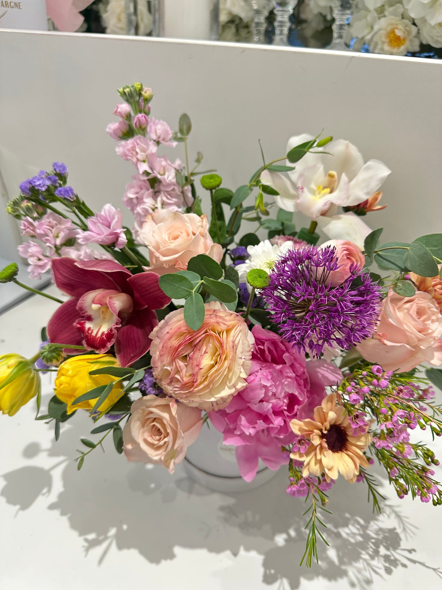 Premium Floral Box - Fresh Flowers