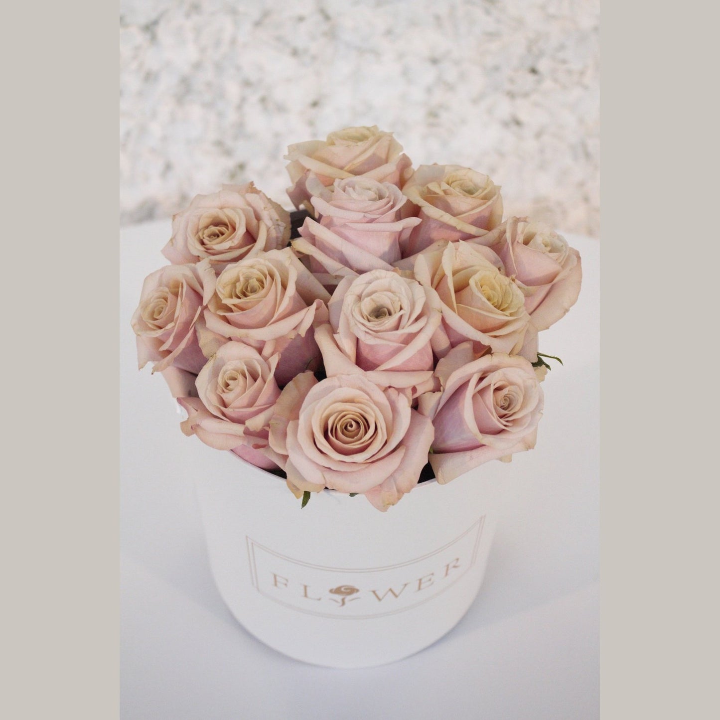 pink rose hat box