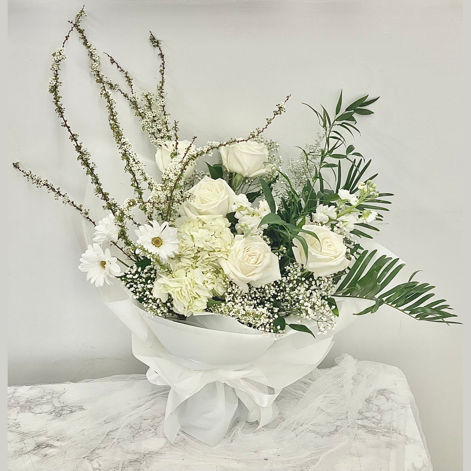 White love bouquet