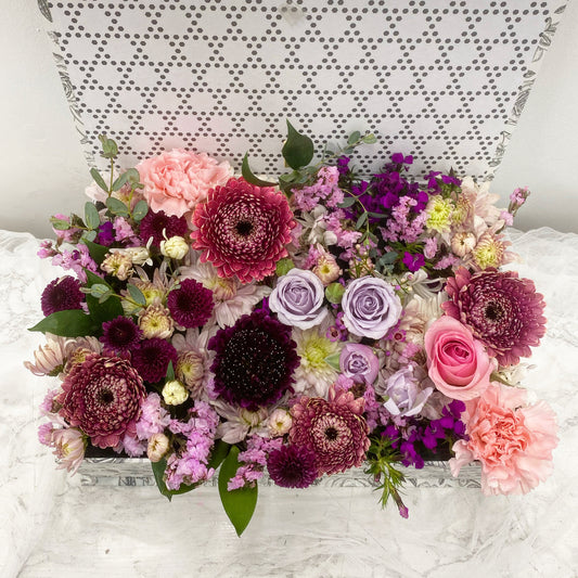 Purple haze flower box