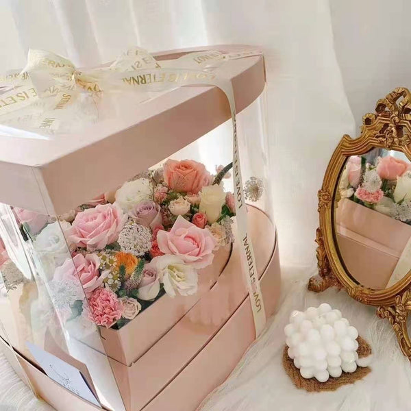Heart Case Flower Box