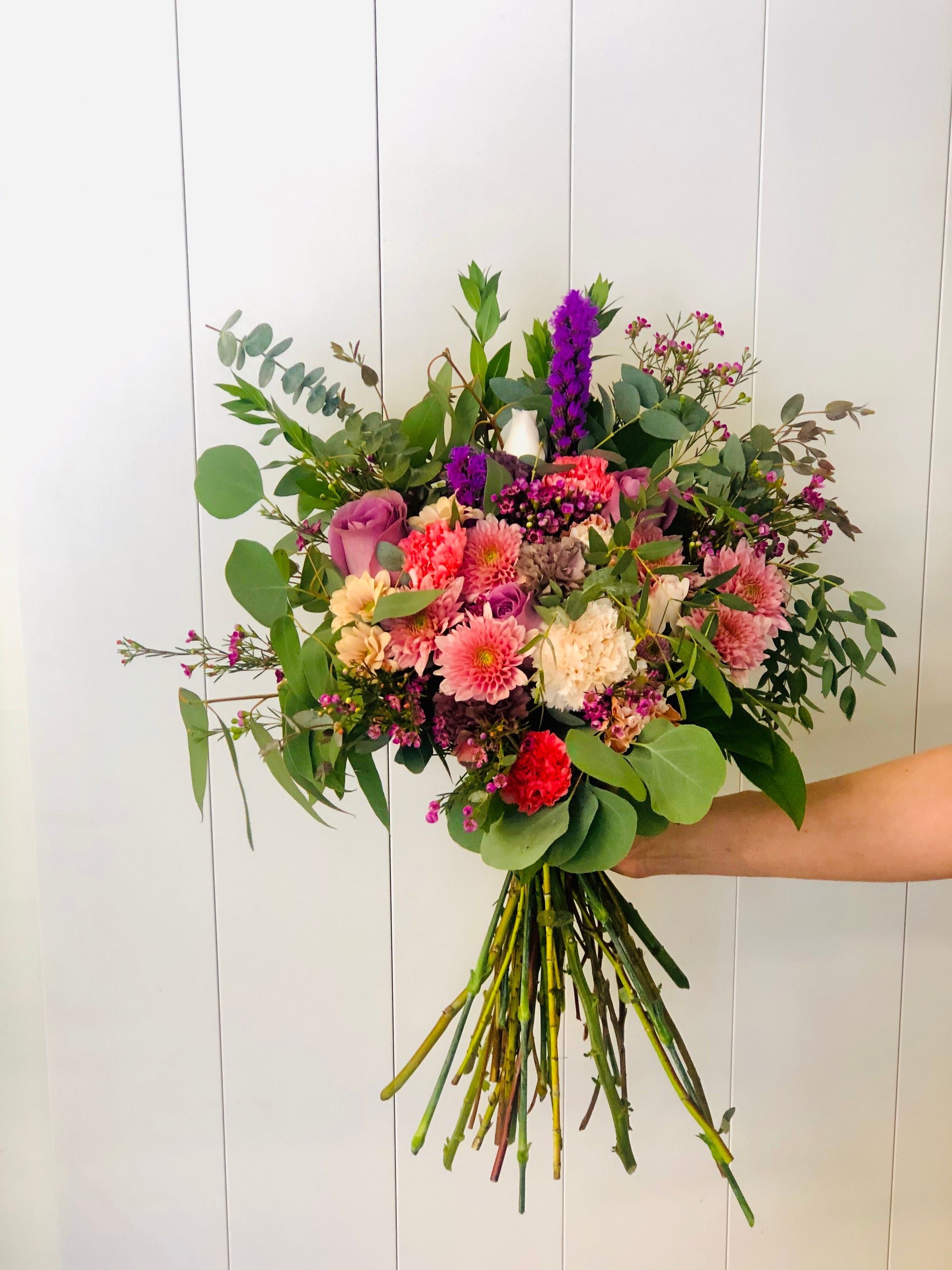 spring hand-tied bouquet order online richmond, bc delivery