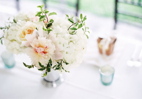 Glowing White Centerpiece