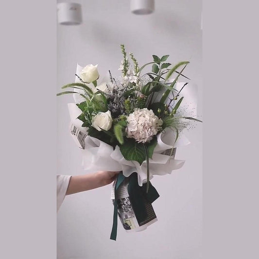 White Garden Bouquet